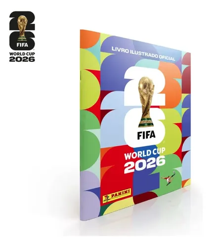 Álbum Copa Do Mundo Fifa 2026 Capa Mole Envio Rapido Greycom