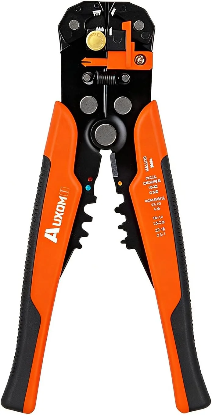Alicate Decapador e Crimpador 5 em 1 Multifuncional Profissional - Para Fios 0.2 a 6mm² - Ferramenta Completa para Eletricista e Oficina