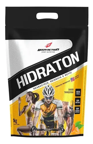 Suplemento Em Pó Bodyaction Hidraton Carboidrato Sabor Tangerina Em Refil De 1000ml