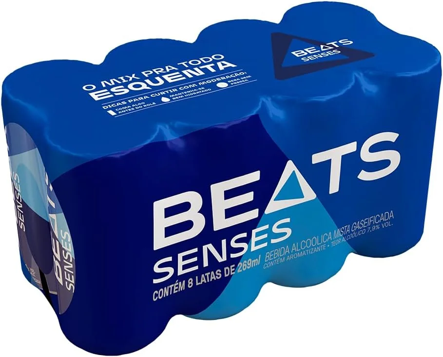 Pack de Drink Pronto Beats Senses 269ml Lata 8 Unidades