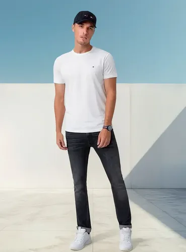 Camiseta Tommy Hilfiger Essential Cotton Icon Branca