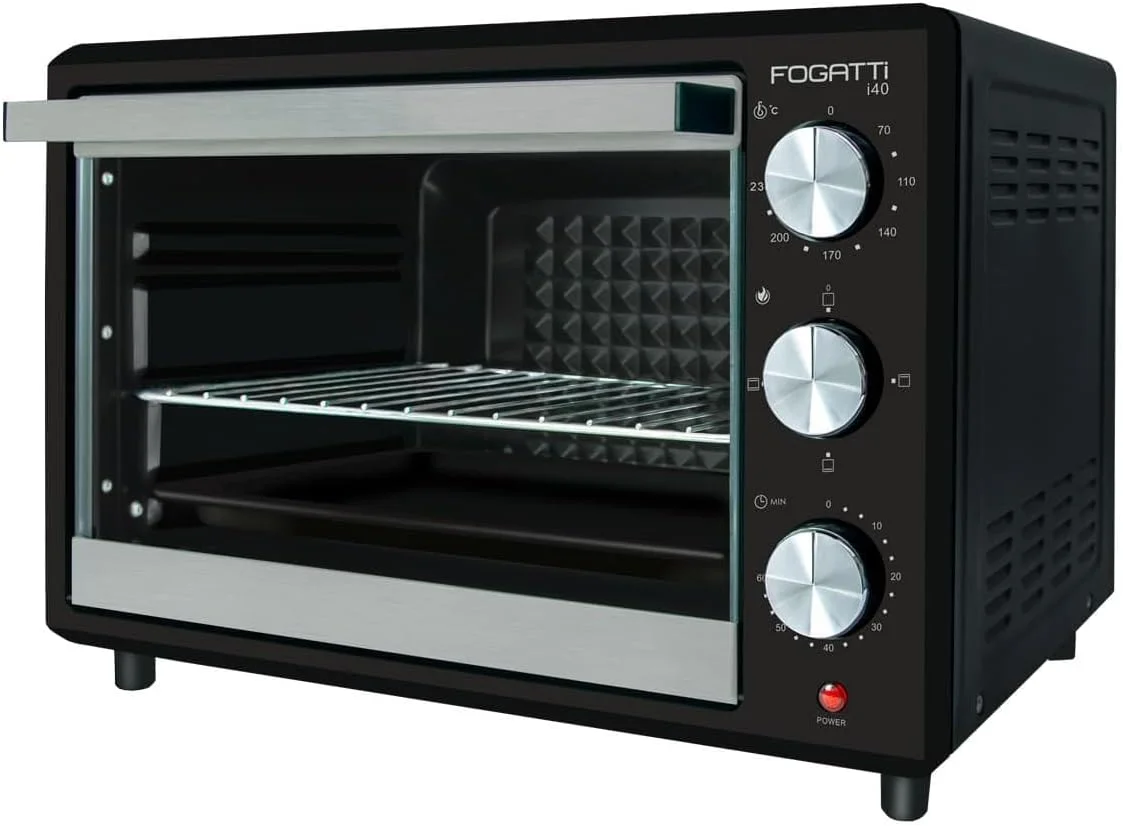 FORNO ELETRICO FOGATTI i40 PRETO 127v