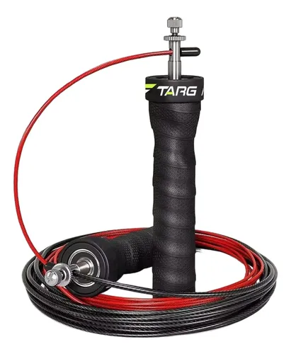 Corda Crossfit Profissional Com Rolamento Targ Me Preto