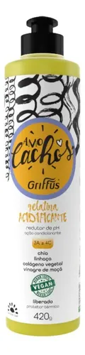 Gelatina Acidificante Amo Cachos Vegano Protetor Témico