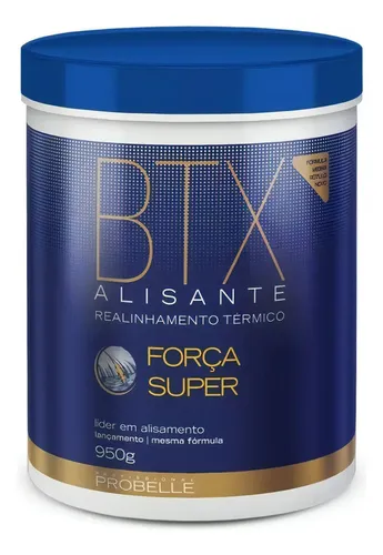 Btx Probelle Forca Super 950g Alisante Realinhamento Termico Profissional Sem Formol