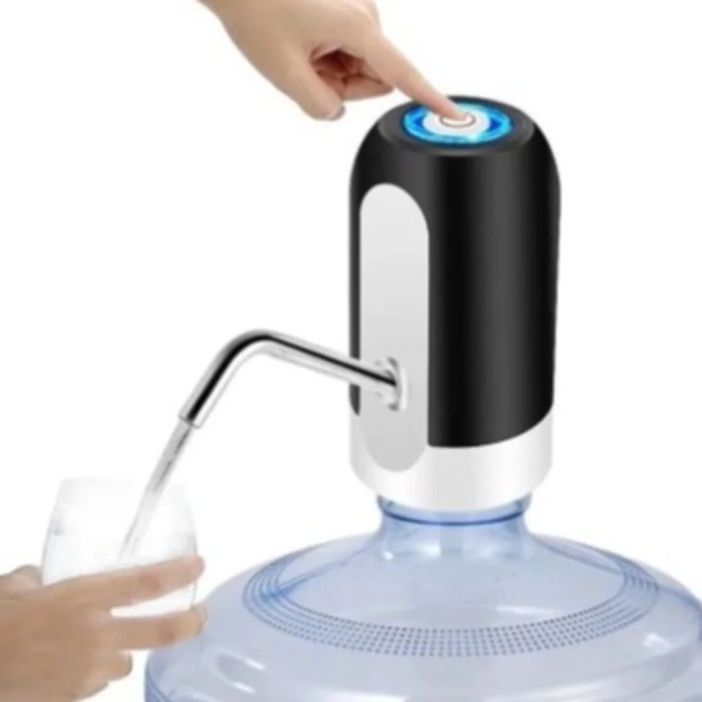 Bomba Elétrica Para Galão Universal Com Carregamento USB Garrafão