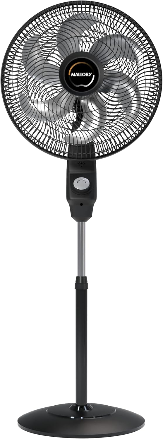 Ventilador de Coluna Mallory Éolo 126W, Silencioso, Hélice de 6 pás, Grade Especial em Sistema TS, Máxima Vazão e Mínimo Ruído – PR-GF- 220V