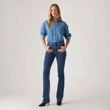 Calça Jeans Levi's® 725 High Rise Bootcut® Lavagem Escura