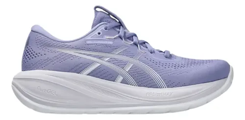 Tênis Feminino Gel-cumulus 28 Asics Academia Corrida Treino Lilás/branco Lisa 38 Br