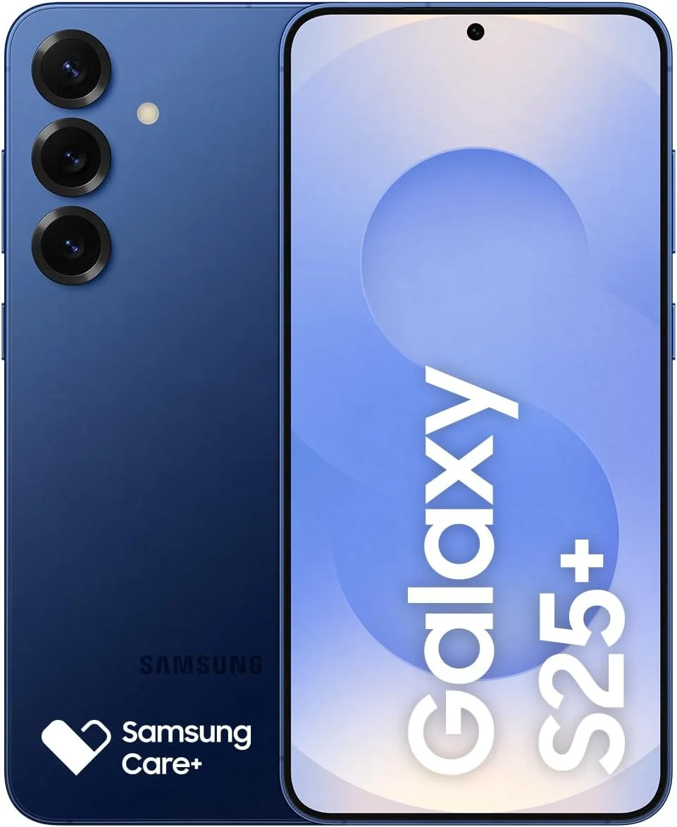 Celular Samsung Galaxy S25+ 5G, 512GB, 12GB RAM, Câmera Tripla de 50+12+10, Tela Grande de 6.7", Azul Marinho