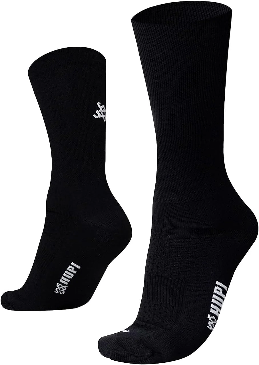 Meia Hupi Run para Corrida Preto/branco, Cor: Preto/branco
