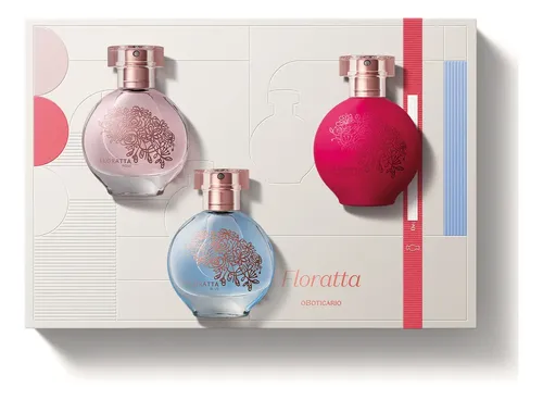 Perfume Floratta Colônia Spray 30 Ml - Presente (3 Itens)