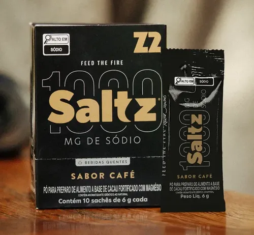 Z2 - Saltz 1000 Mg De Sódio Sabor Café - Cx 10 Sachês Café