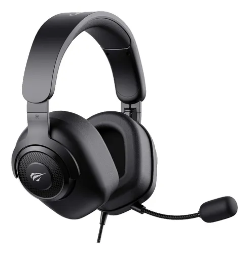 Fone Headset Gamer Havit H2230d P2 P3 3,5mm Microfone Removível Consoles Pc Preto