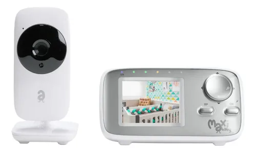 Babá Eletrônica Monitor 2.4 Sem Fio Zoom Baby On Maxi Baby 127/220v Branco