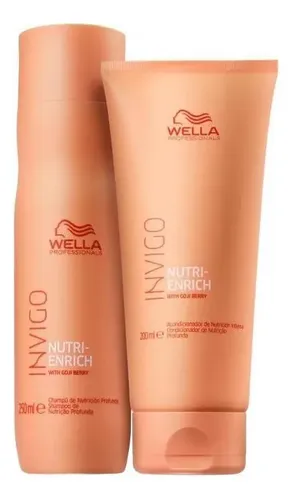 Kit Nutri-enrich Shampoo De 250ml E Condic. De 200ml Wella