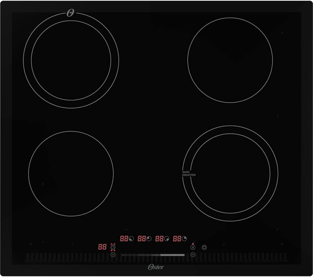 Cooktop por Indução Oster, Touch Screen, 4 Bocas, 220V, OTOP402