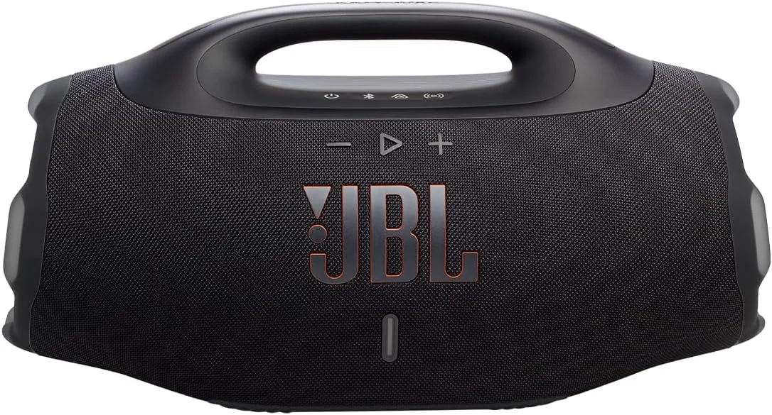 JBL, Caixa de Som, Boombox 4, Bluetooth, Som JBL Pro, AI Sound Boost, Graves Personalizáveis, Bateria de até 34h, IP68, Áudio Lossless – Preta
