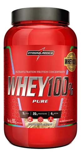 Whey 100% Pure Cookies 900g Pote - Aumento De Massa Magra Com Proteína De Alta Qualidade