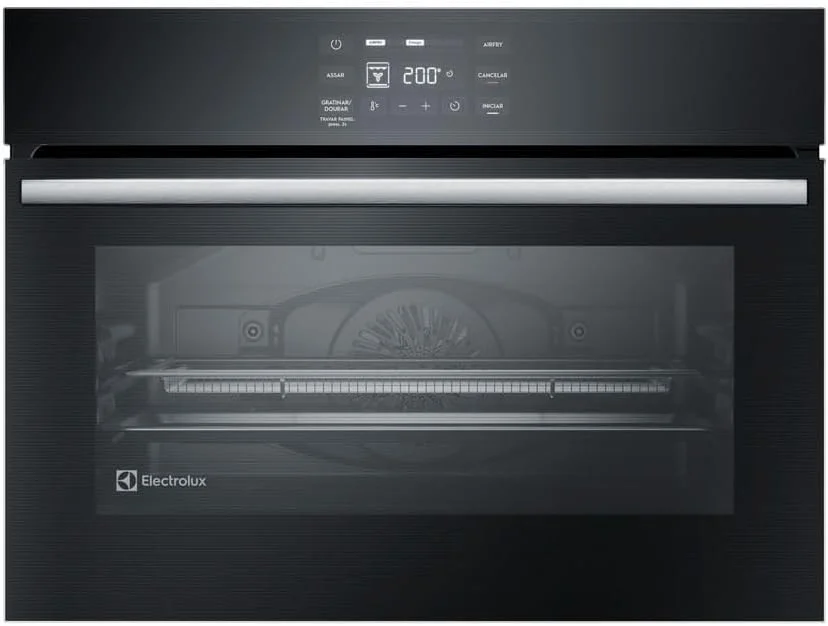 Forno Elétrico de Embutir Electrolux Multifuncional 50L Preto Experience OE5EA