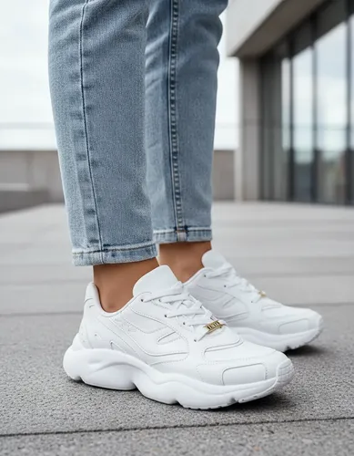 Tênis Vizzano Feminino Plataforma Casual Confortável Leve Branco Liso 35 Br