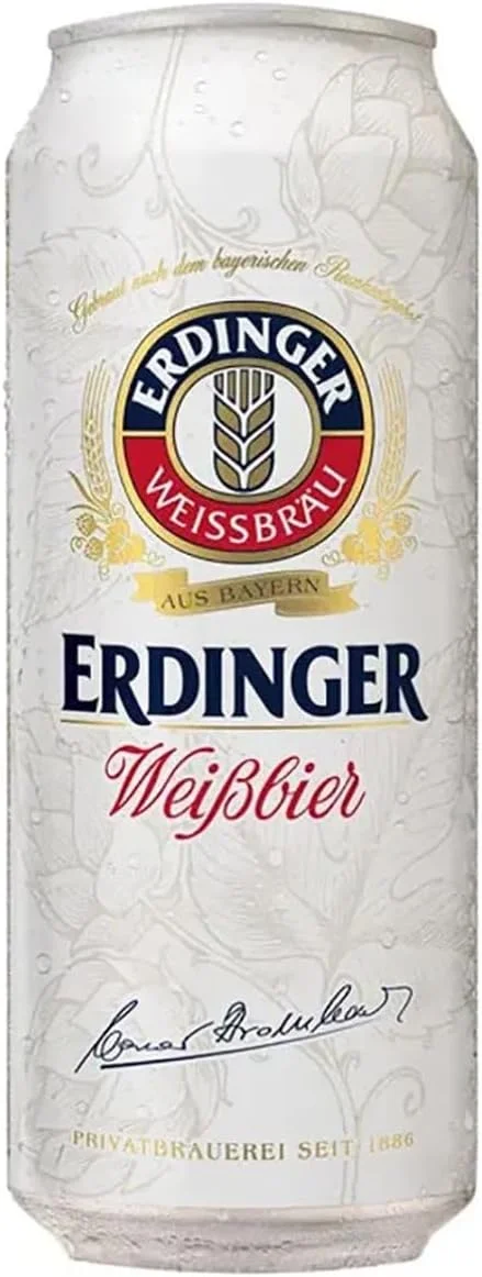 Cerveja Erdinger, Weissbier, Lata, 500ml 1un