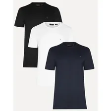 Kit Camisetas Aramis Preta/branca/azul Marinho - Original