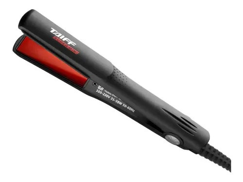 Prancha Chapinha De Cabelos Cerâmica Taiff Super Mini 200°c Preta Preto 127/220v