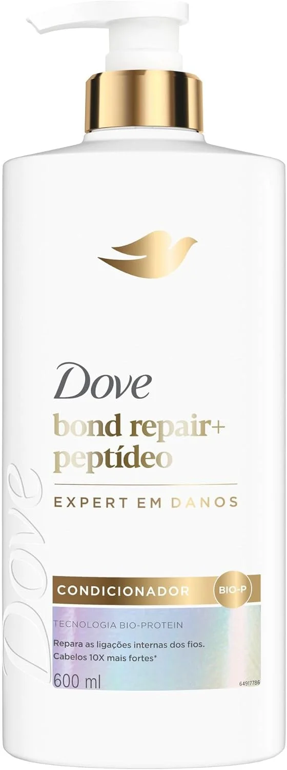 Dove Condicionador Bond Intense Repair + Peptídeo 600ml Pump