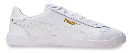 Tênis Masculino E Feminino Club 5v5 Puma Puma White-puma White-puma Gold Lisa 40 Eu