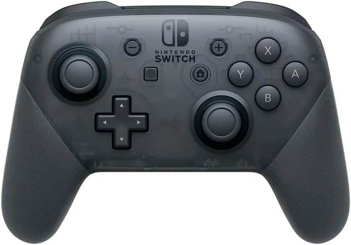 Nintendo, Controle Nintendo Switch, Pro, Sem Fio, Vibração HD, Controle de Movimento, Funcionalidade Amiibo Embutida, Cinza