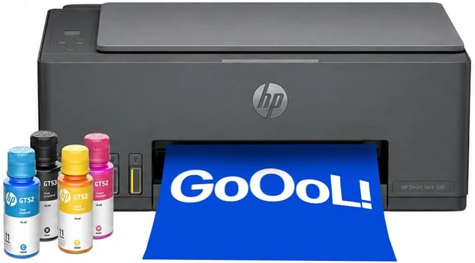 Impressora Multifuncional HP Smart Tank 589 Tanque de Tinta Colorida Wi-Fi, USB - Alta Economia -Copiadora e Scanner (5D1A8A)