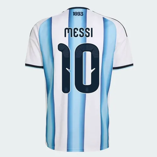 Camisa adidas Argentina Home 2026 10 Messi Branco - G