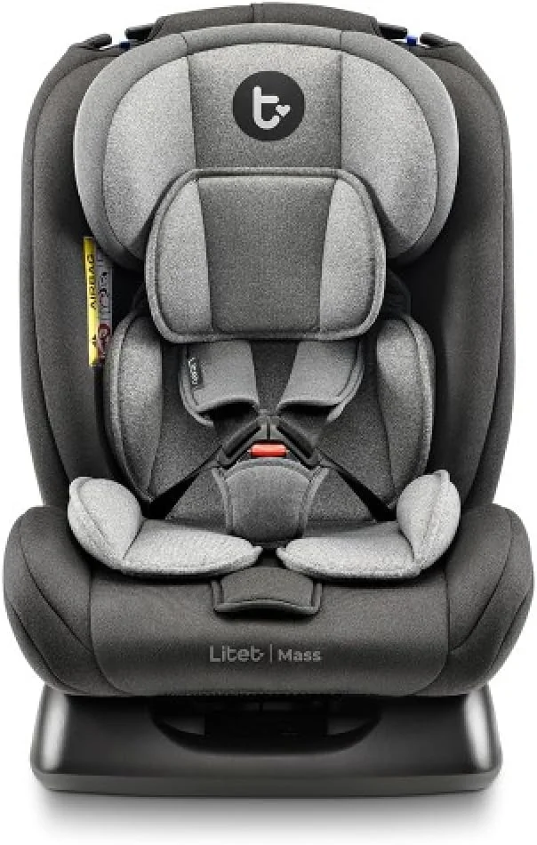 Cadeira Para Auto 0-36 Kg Litet Mass Preta e Cinza - BB458