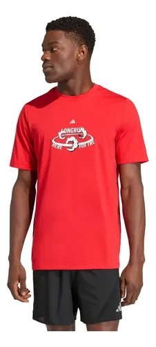 Camiseta Estampada For The Long Run adidas