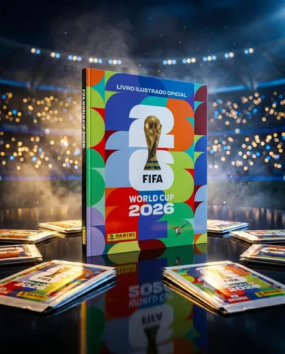 Álbum De Figurinhas Colecionáveis Copa Do Mundo Fifa 2026 Capa Dura