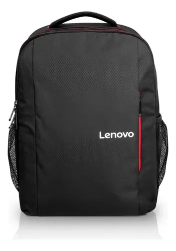 Mochila Lenovo Everyday B510 Até 15.6  Para Notebook - Gx40q75214 Preto/vermelho Liso