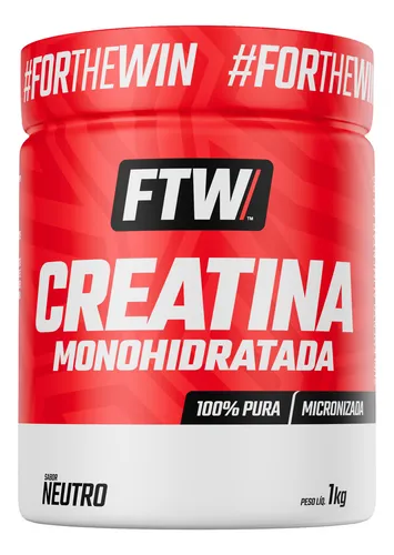 Creatina Monohidratada 100% Pura Pote 1kg - Ftw Neutro