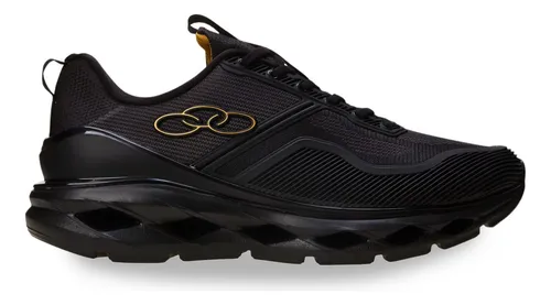 Tênis Masculino Gama Olympikus Preto/preto Lisa 38 Br