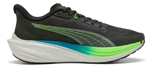 Tênis Puma Darter Pro Masculino Corrida Preto Azul E Verde Lisa 41