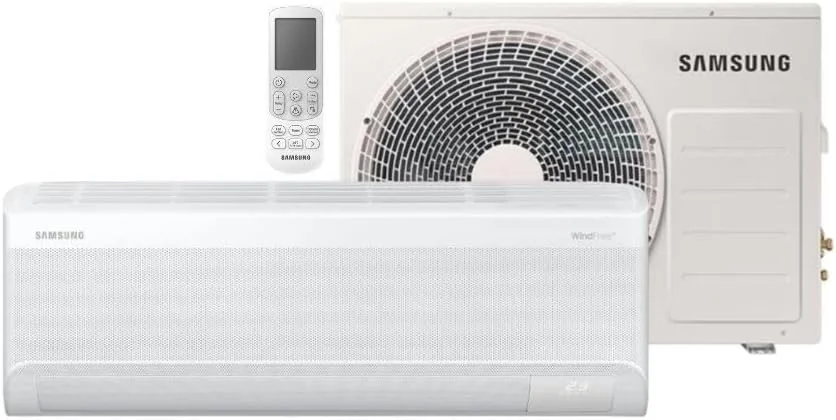 Ar Condicionado Split Inverter Samsung WindFree AI Pro 12000 BTUs Quente e Frio 220V AR60H12C1AWNAZ