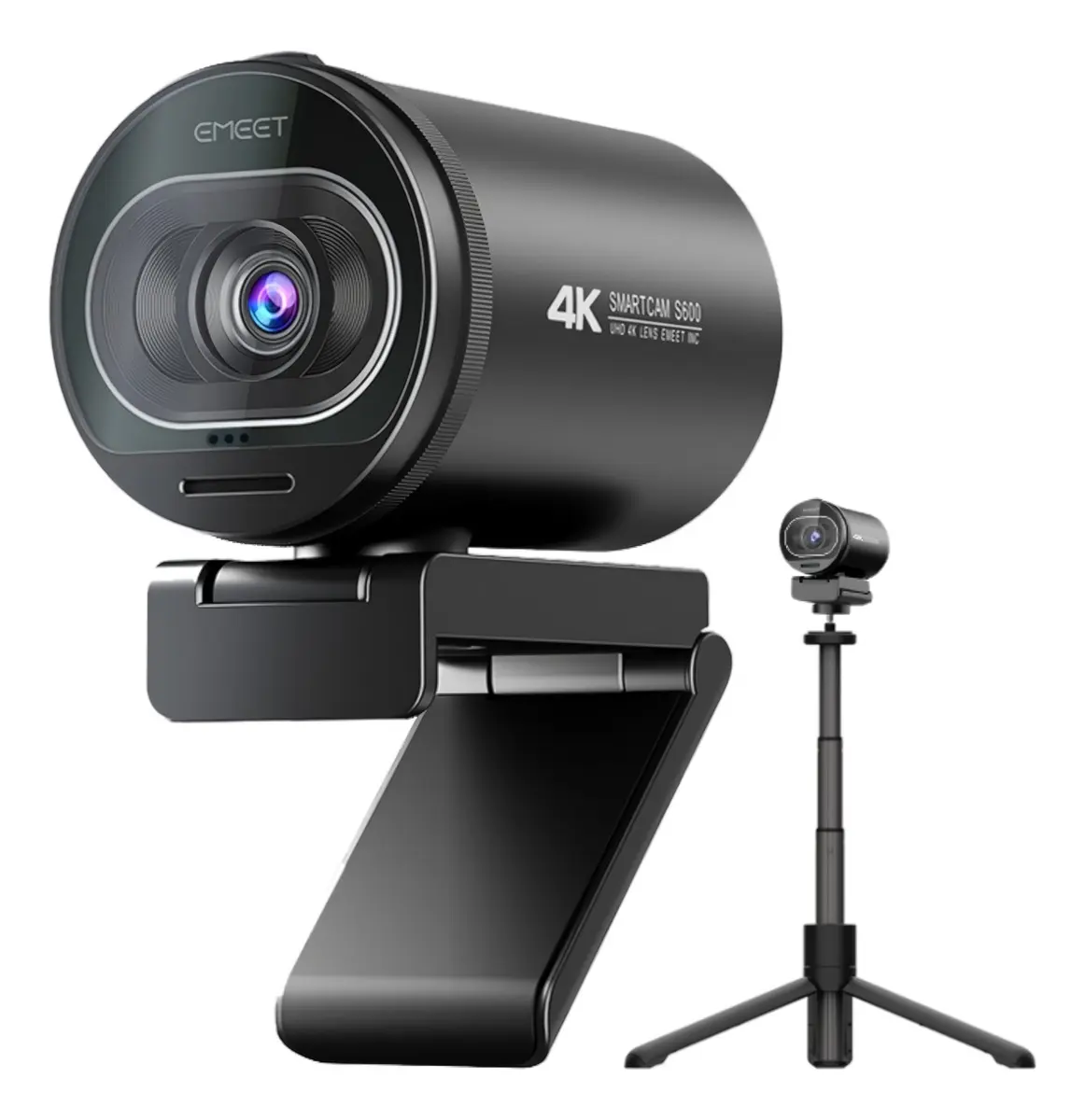 Webcam Emeet Smartcam S600 4k Com Foco Automático Preto