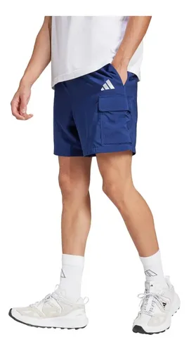 Shorts Cargo Chelsea Essentials Logo Pequeño adidas Azul-escuro M