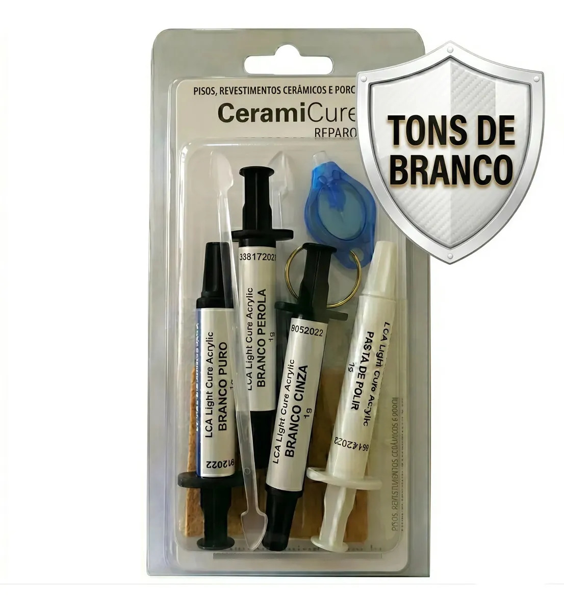 Kit Pequenos Reparos Pisos Cerâmicos Porcelanato Ceramicure