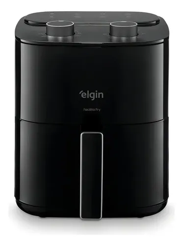 Fritadeira Air Fryer Elgin Facilita Fry 3,5 Litros Potência 1400w Cor Preta Preto 127v