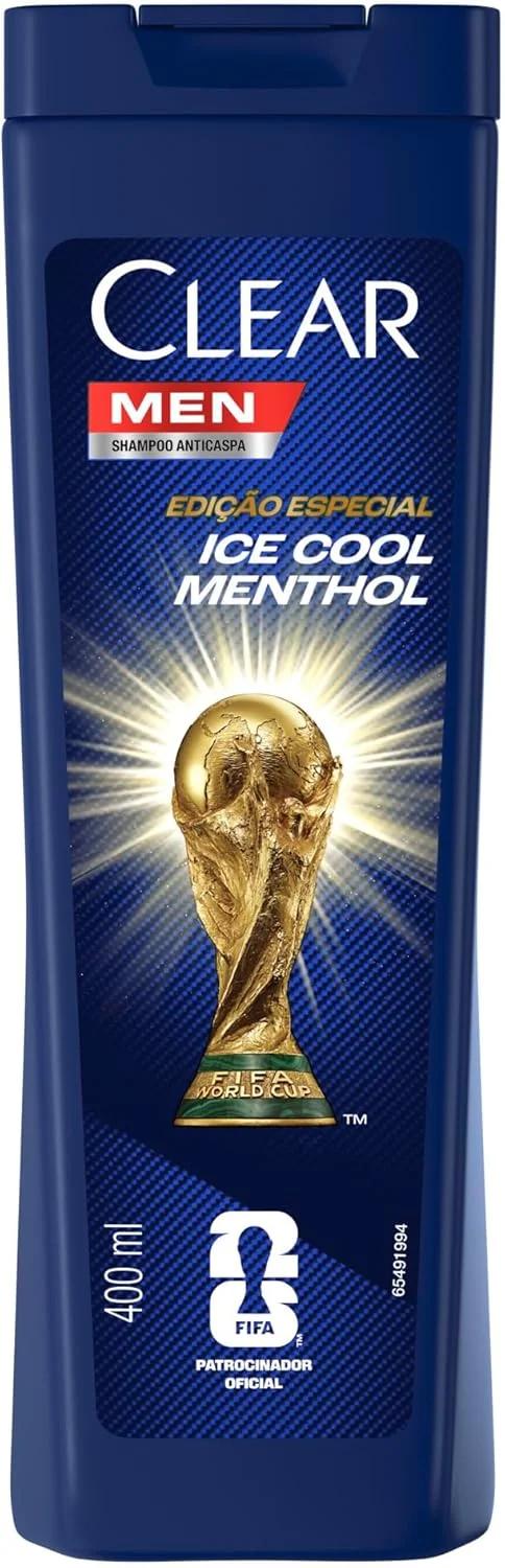 Clear Shampoo Men Anticaspa Ice Cool Menthol 400Ml