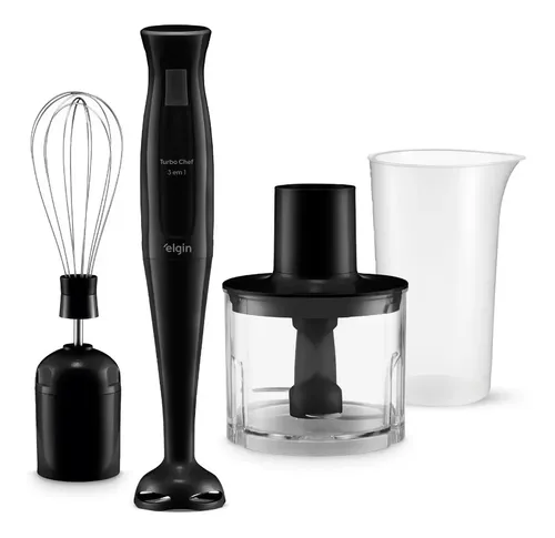 Mixer Vertical Turbo Chef Elgin 3 Em 1 200w Preto 110v Preto 127v