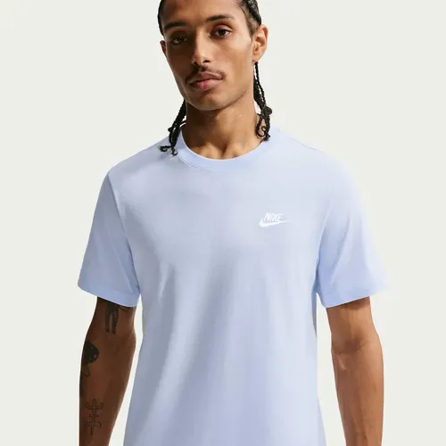 Camiseta Nike Sportswear Club Masculina Azul-claro M