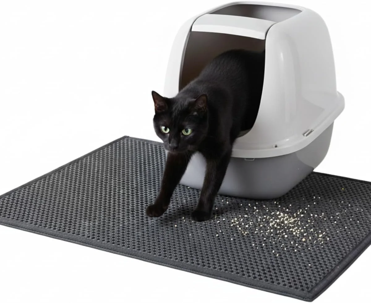 Tapete Higiênico Coletor de Areia para Gatos Petizada
