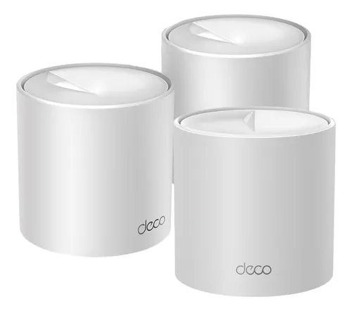 Tp-link Deco X10(3-pack) Roteador Mesh Wifi6 Ax1500 Cobre Até 520m²